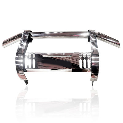 Neuer, einfacher Front-Edelstahl-Stoßfänger Bull Bar mit LED-Leuchten für Toyota Hilux Vigo Revo Rocco Nissan NP300 Navara Isuzu Mitsubishi Volkswagen Ford F150 Raptor Ranger