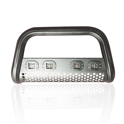 Dongsui 4x4 Auto-Teil Pickup Truck Edelstahl Front Bumper Bull Bar mit Streifenleuchten für Hilux Ranger D-max