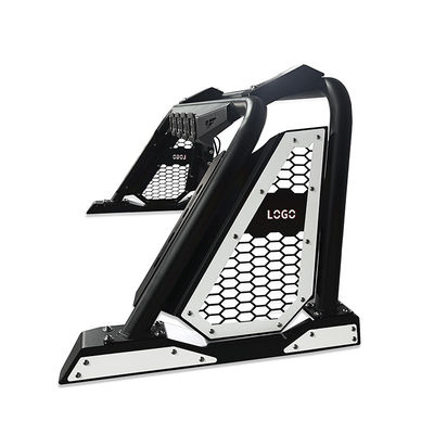 Off-Road Schwarz Stahl Pickup Sport Roll Bar Autozubehör mit LED-Leuchten Für Ford Ranger Hilux Navara