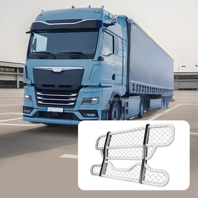 304 Edelstahl Zwei-Schicht-Rundrohr-Vorderbumper-Hirschschutz mit anpassbaren Abmessungen für For Volvo-Lkw