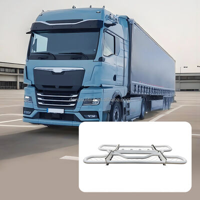 304 Edelstahl Zwei-Schicht-Rundrohr-Vorderbumper-Hirschschutz mit anpassbaren Abmessungen für For Volvo-Lkw