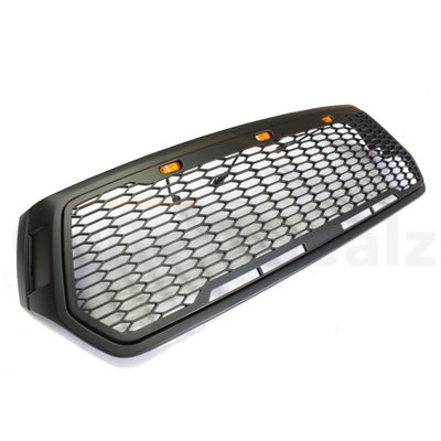 Vorderes Auto TRD nach Maß grillt, Front-Grill-Standardgröße ABS Matt-Schwarz-4X4