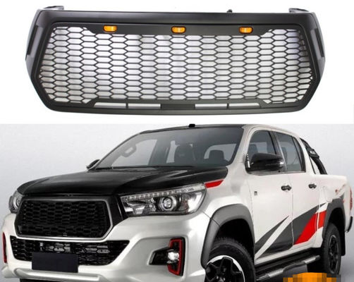 Vorderes Auto TRD nach Maß grillt, Front-Grill-Standardgröße ABS Matt-Schwarz-4X4