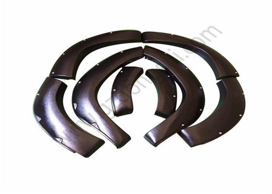 Schwarze Auftritt-LKW-Fender-Aufflackern ABS Plastik für Toyota Fortuner