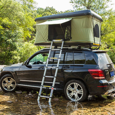 Einfache Installation 4x4 wasserdichtes Sunproof hellste harte Shell Roof Top Tent