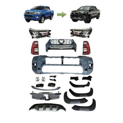 Soem-Direktverkauf für Fahrzeugkarosserie 2021 Toyotas Hilux Rocco Kit Front Bumper Grill Facelift