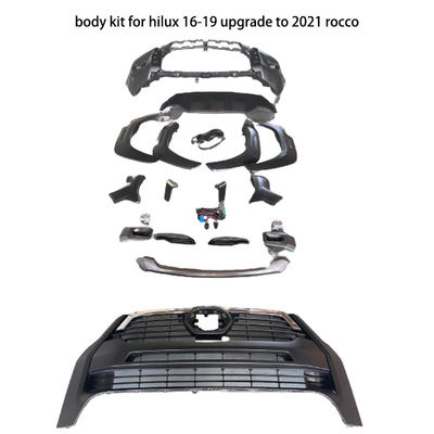 Soem-Direktverkauf für Fahrzeugkarosserie 2021 Toyotas Hilux Rocco Kit Front Bumper Grill Facelift