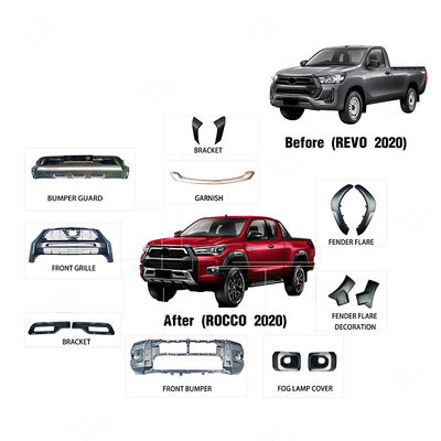 Soem-Hersteller Wholesale Black Car Front Bumper Rocco 2020 2021 Verschönerungs-Körper-Ausrüstung