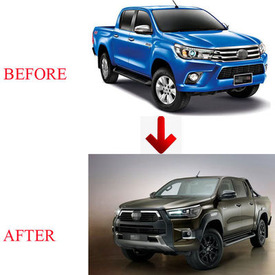 Schwarzer Autobumper Rocco 2020 2021 Gesichtslift-Körper-Kit