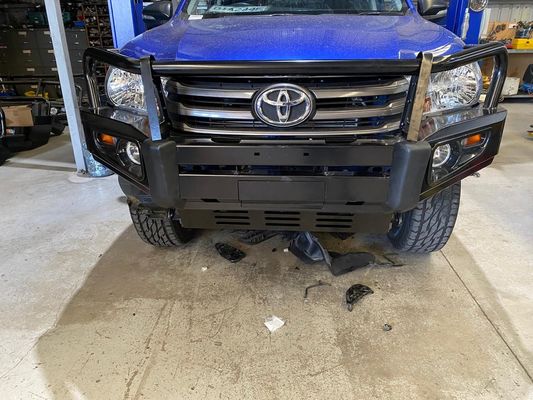LKW-Frontschutzbügel-Pulver-Mantel 2015 Toyotas Hilux Revo 2015 polierte