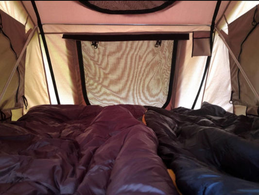 Kampierendes Aluminiumauto weiche Shell Rooftop Roof Top Tent der wasserdichten Personen-4x4 4 mit Anhang-Raum