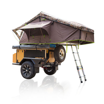Kampierendes Aluminiumauto weiche Shell Rooftop Roof Top Tent der wasserdichten Personen-4x4 4 mit Anhang-Raum