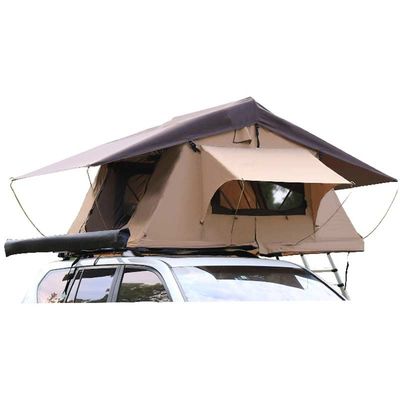 wasserdichte Aluminiumreise des Gewebe-4x4 kampierendes Suv-Auto weiche Shell Rooftop Roof Top Tent mit Oberlicht