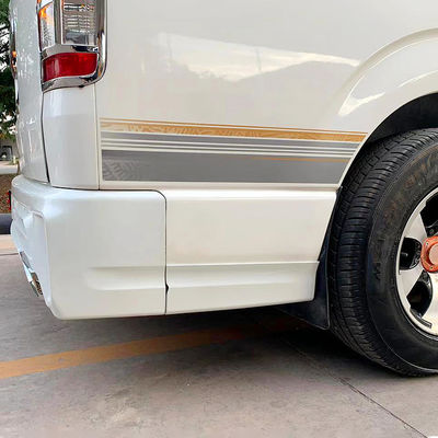 ABS Plastikfahrzeugkarosserie Kit Facelift Front Rear Bumper Front Grille Hiace 2018+
