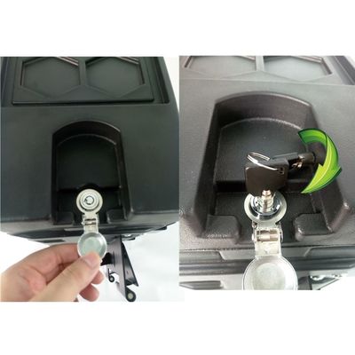 KLEINTRANSPORTER-Seiten-Werkzeugkästen Ford Ranger Tool Box Soems 4x4 Plastik