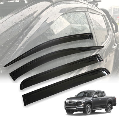Plastik-Gleiter-Platten-Schwarz-Auto-Regen Sun-Tür-Fenster-Maske des LKW-4x4