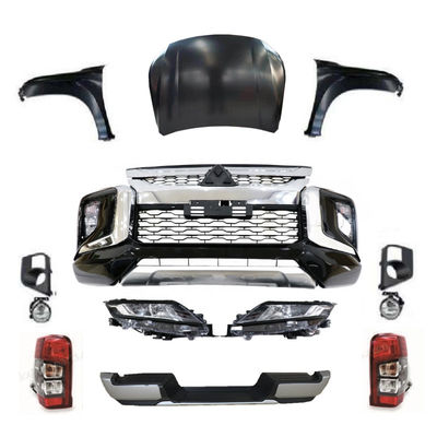 Gewohnheit heben Verbesserung Auto-Front Bumper Grill Facelift Bodys Kit For Mitsubishi Triton 2012-2019 bis 2020 auf