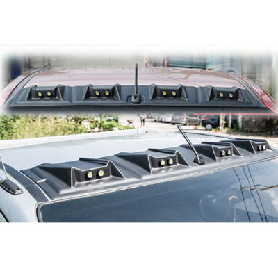 Autozubehör 4x4 mit geführtem hellem Matte Black Top Cover Front-Auto-Dachspoiler