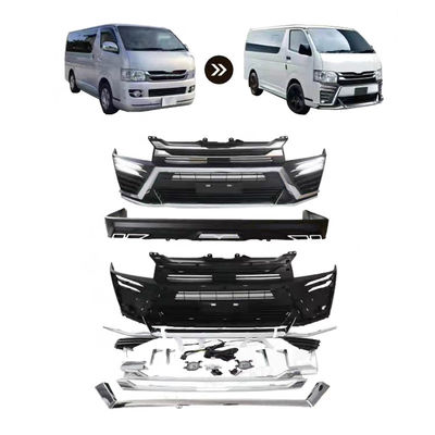 Soem-Hersteller Wholesale Front Rear Bumper Car Body Kit Conversion Facelift Wildbody Kit für Toyota Hiace 2010